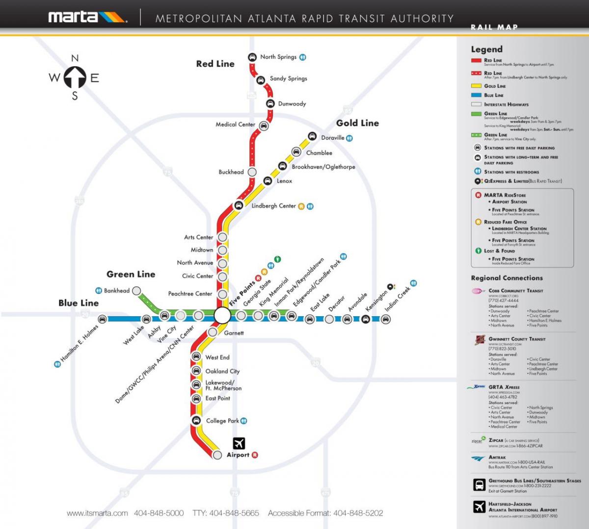 Η ΜΆΡΤΑ χάρτη του μετρό