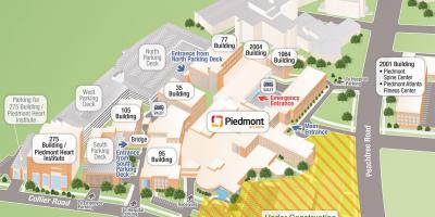 Σε Piedmont hospital χάρτης
