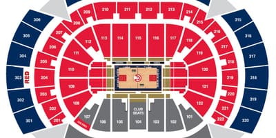 Philips arena κάθισμα χάρτης